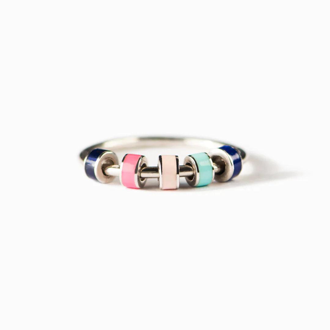 SPINNING ENAMEL FIDGET ANXIETY RING - Camillaboutiqueshop