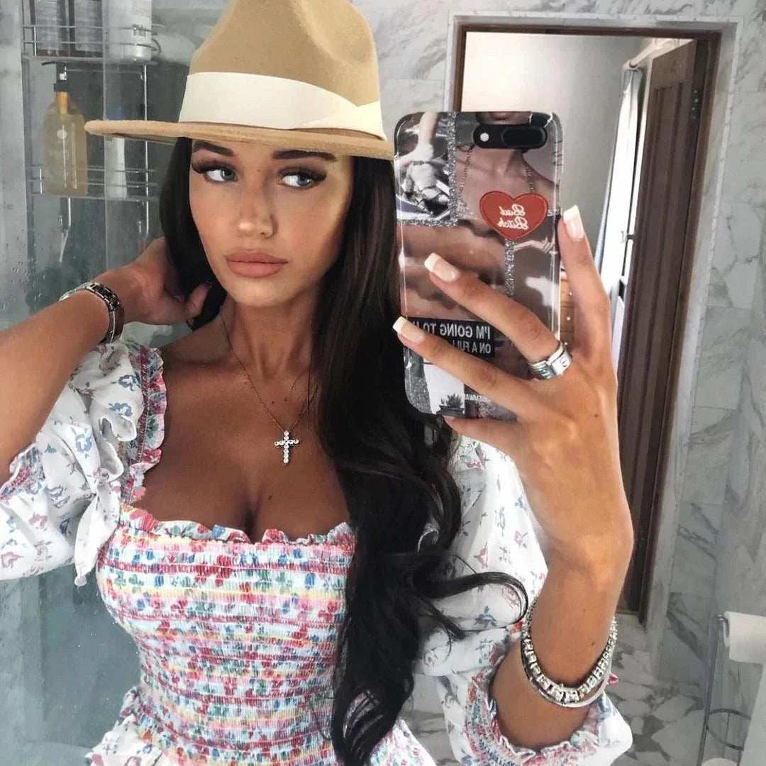 Sterling Silver Mini Cross Pendant Necklace - camillaboutiqueshop