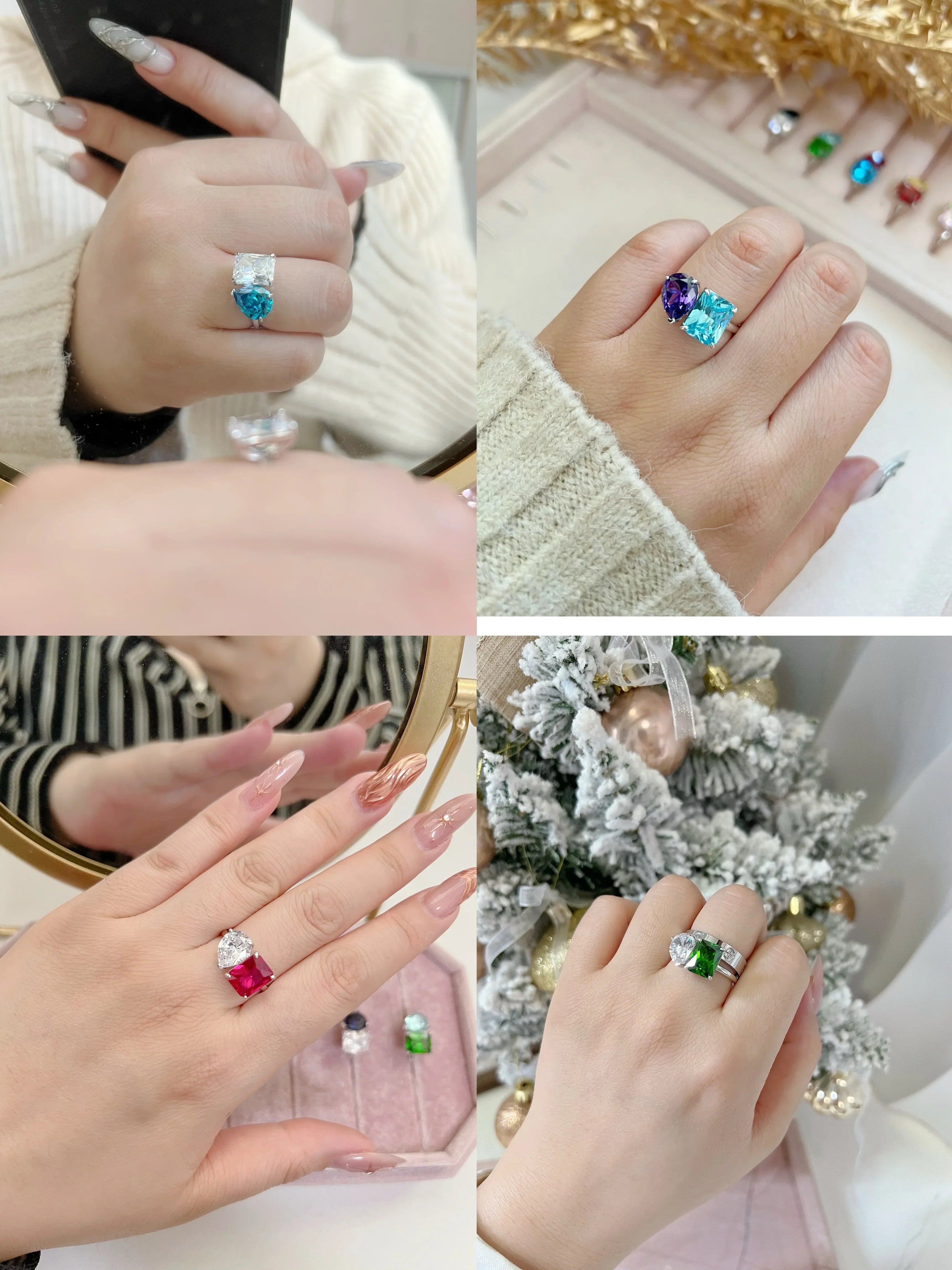 Toi Et Moi Birthstone Ring - camillaboutiqueshop