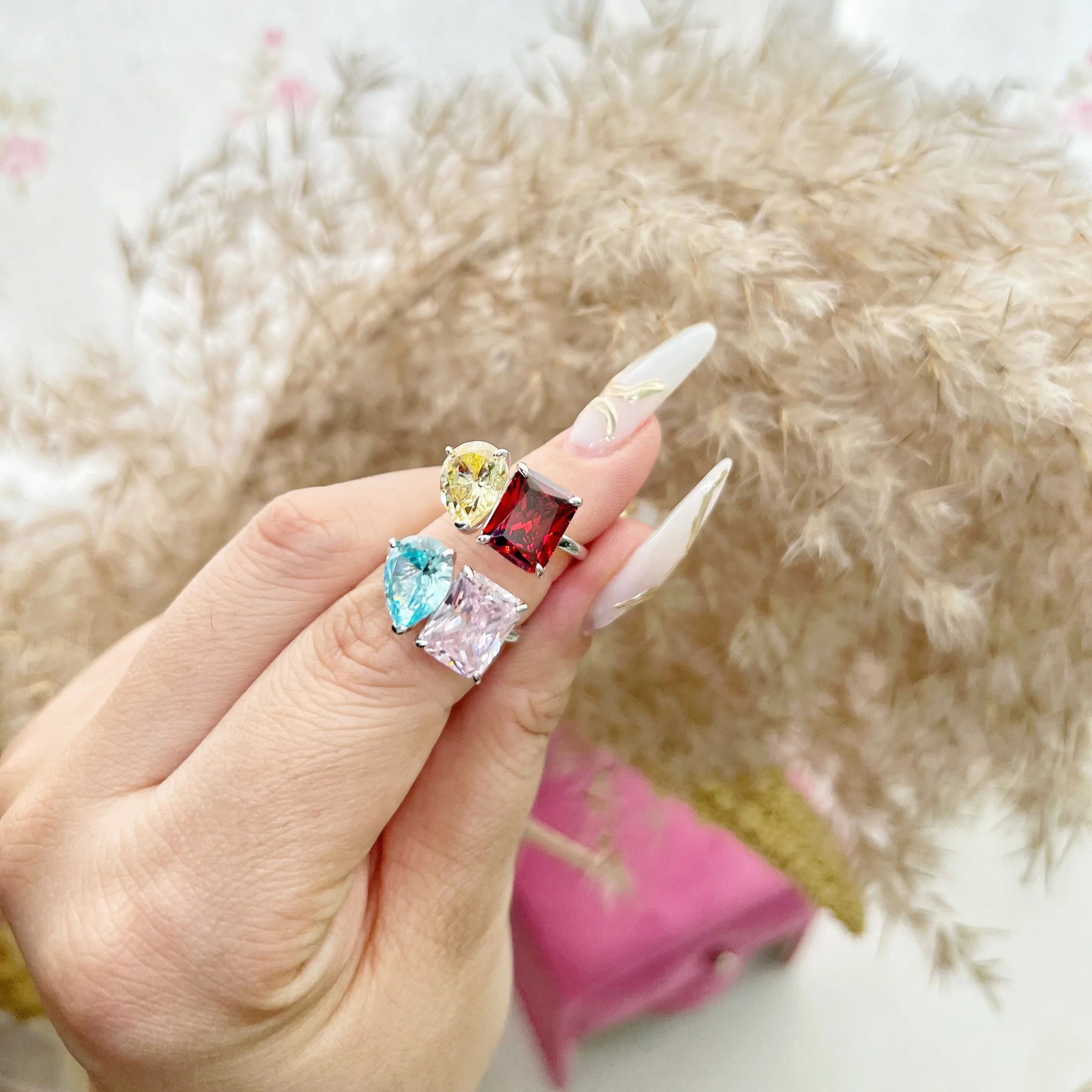 Toi Et Moi Birthstone Ring - camillaboutiqueshop
