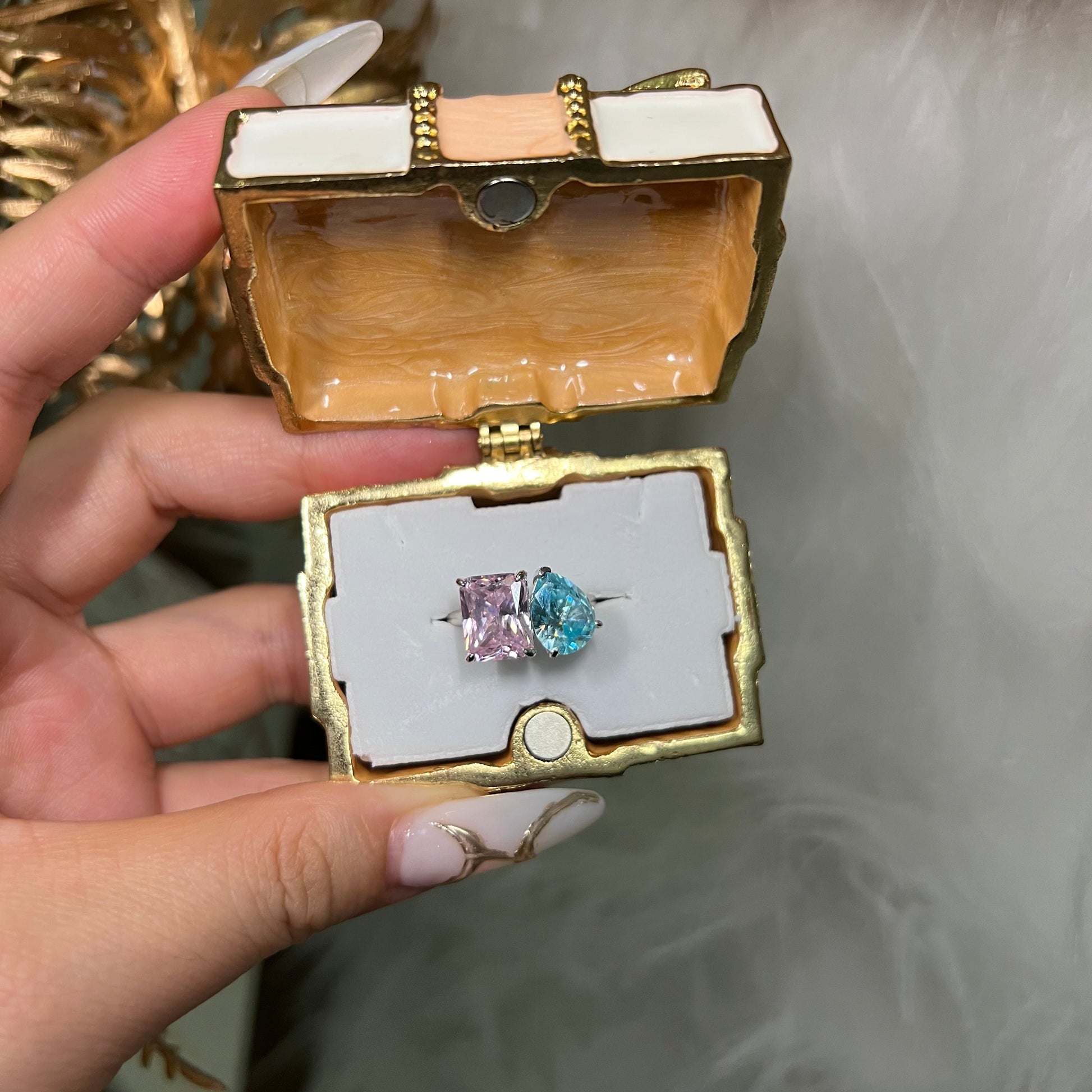 Toi Et Moi Birthstone Ring - Camillaboutiqueshop