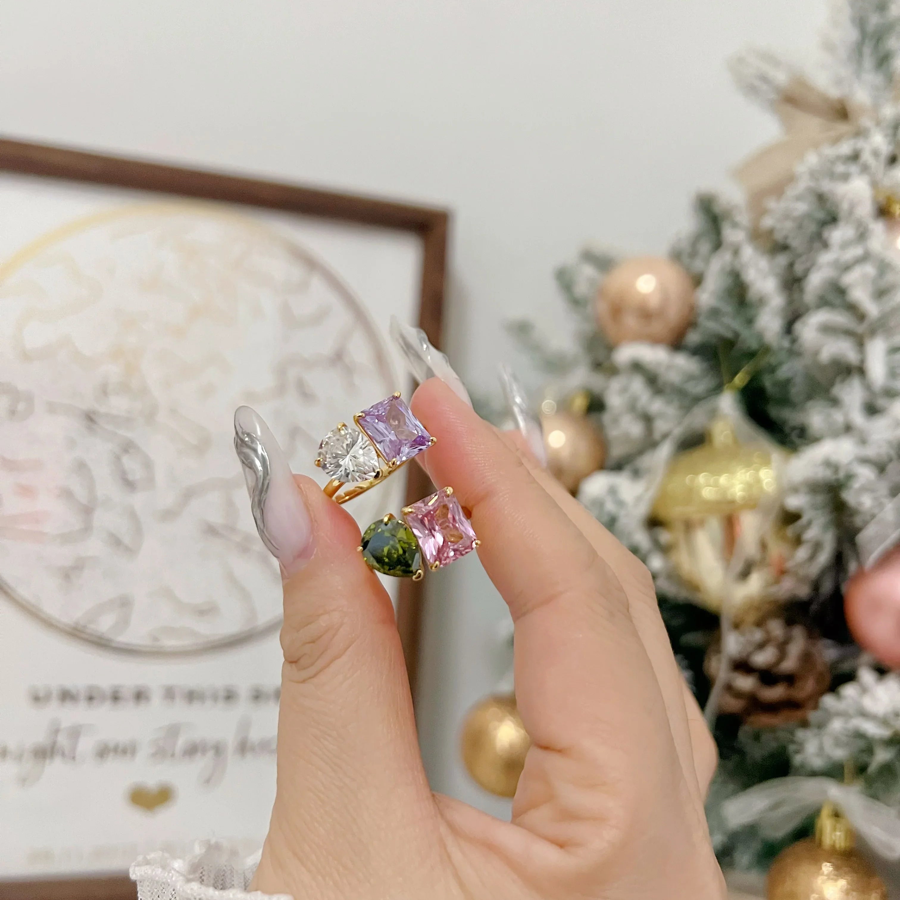 Toi Et Moi Birthstone Ring - camillaboutiqueshop