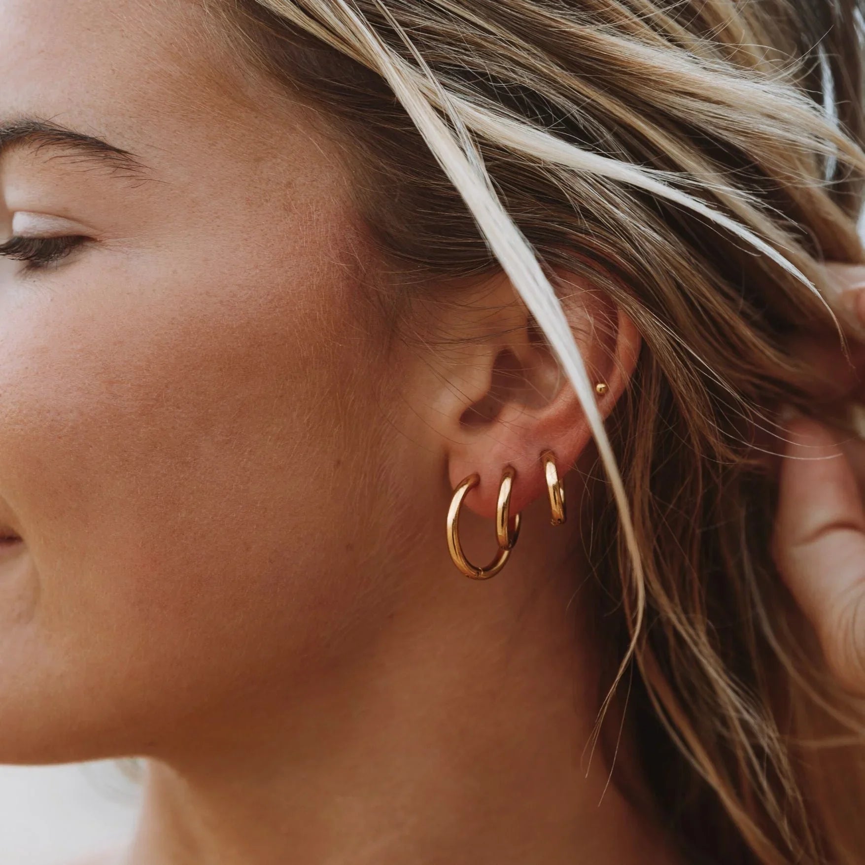 Triple Hoop Earrings Set - camillaboutiqueshop