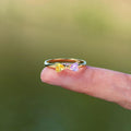 TWO HEART BIRTHSTONE RING - Camillaboutiqueshop