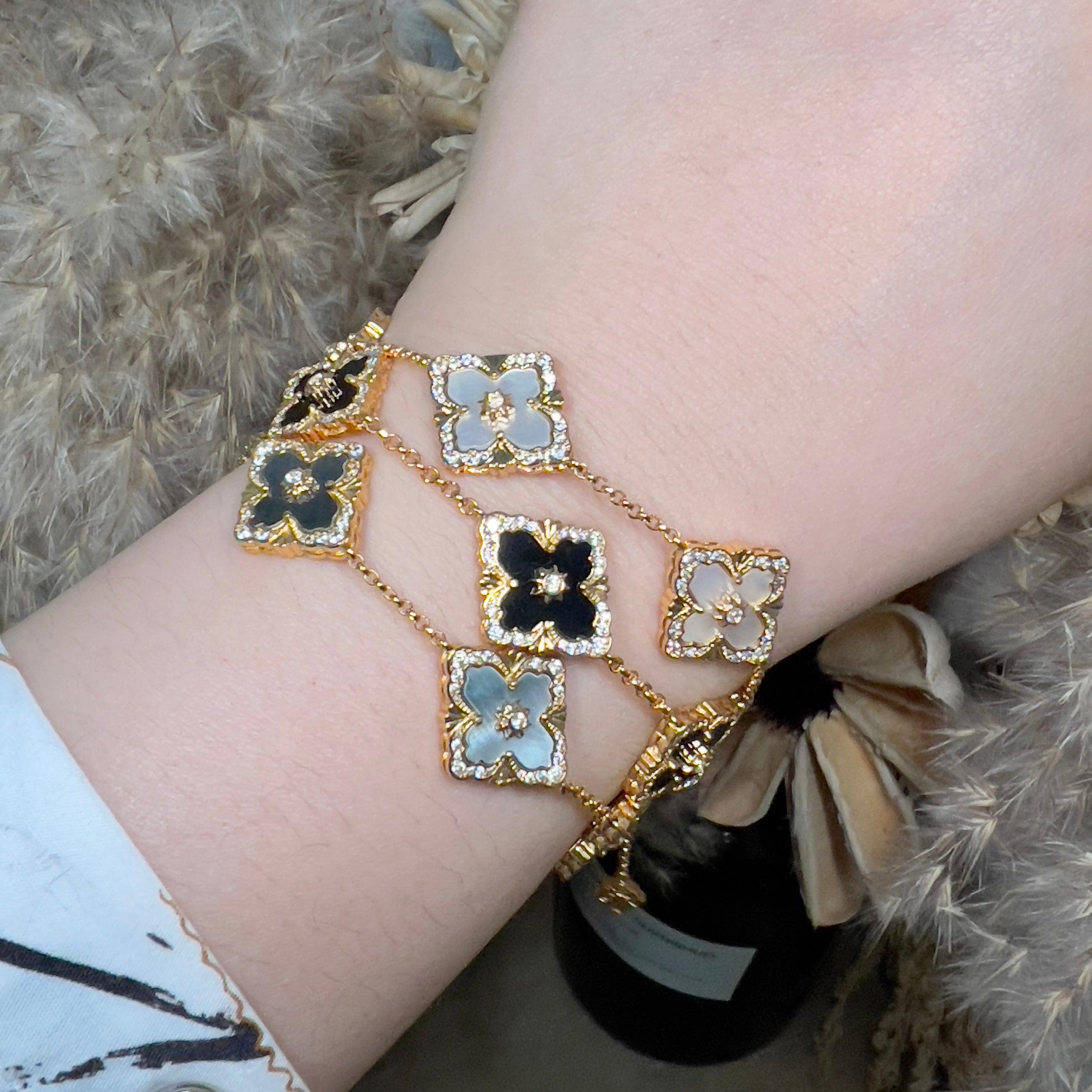 Vintage 5 Clover Bracelet - camillaboutiqueshop
