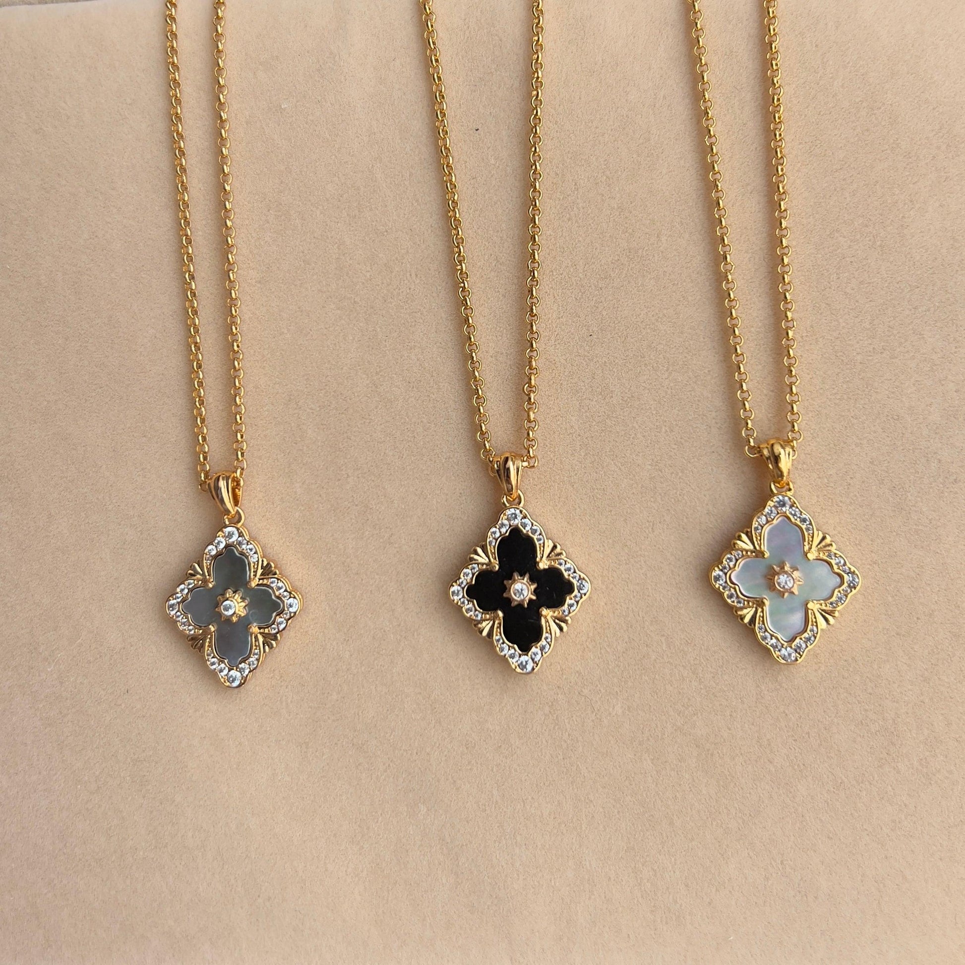 Vintage Single Clover Necklace - Camillaboutiqueshop