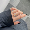 XL Toi Et Moi Crushed Ice Cocktail Ring - Camillaboutiqueshop